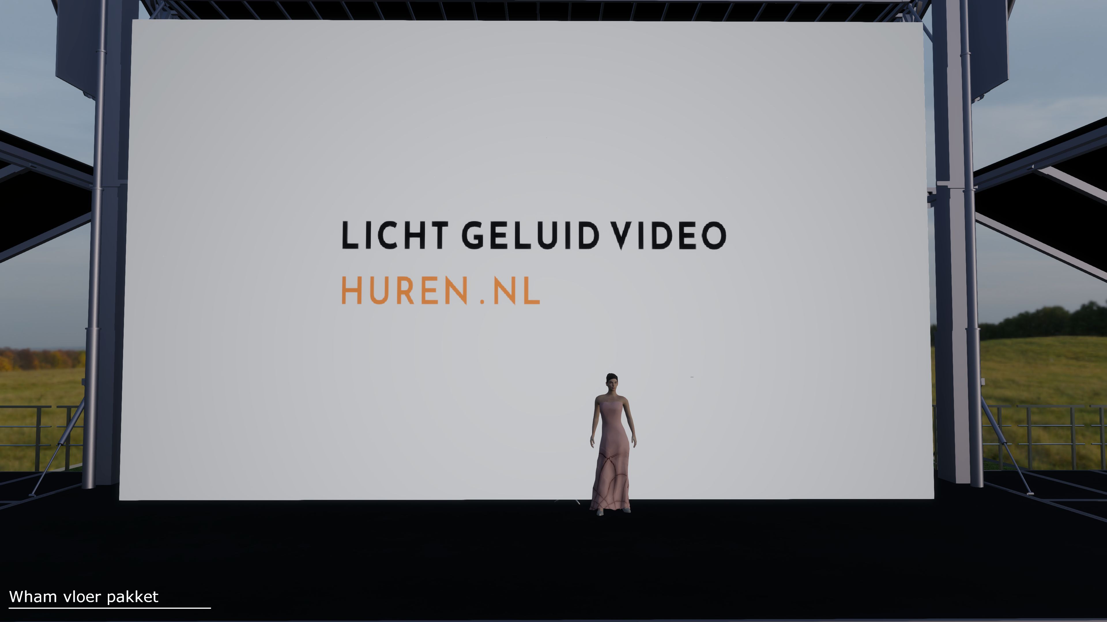 LED scherm 5 P2.6mm 10x 6 mtr (60m2) inclusief stackingframe - Afbeelding 2