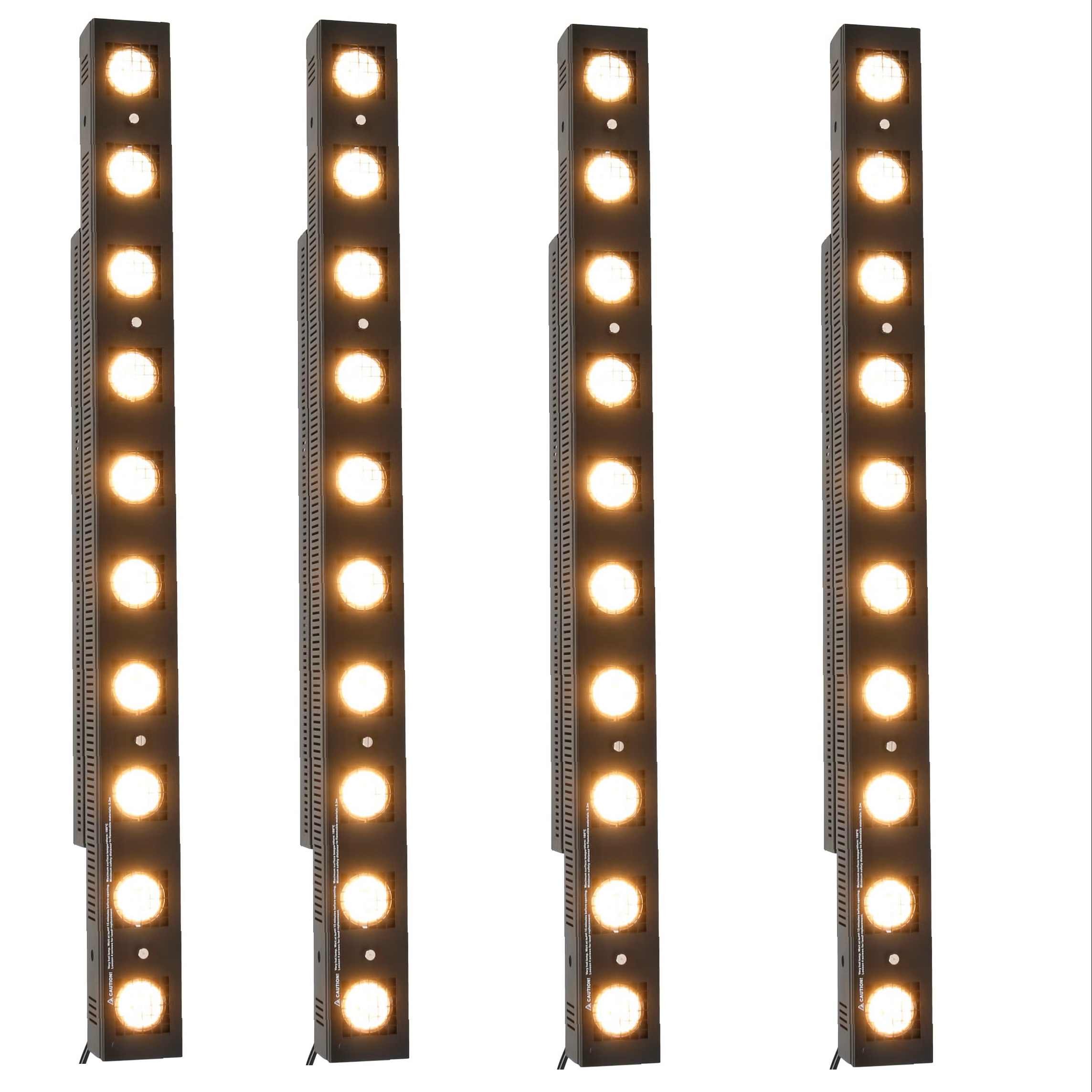 4x Showtec Active Sunstrip