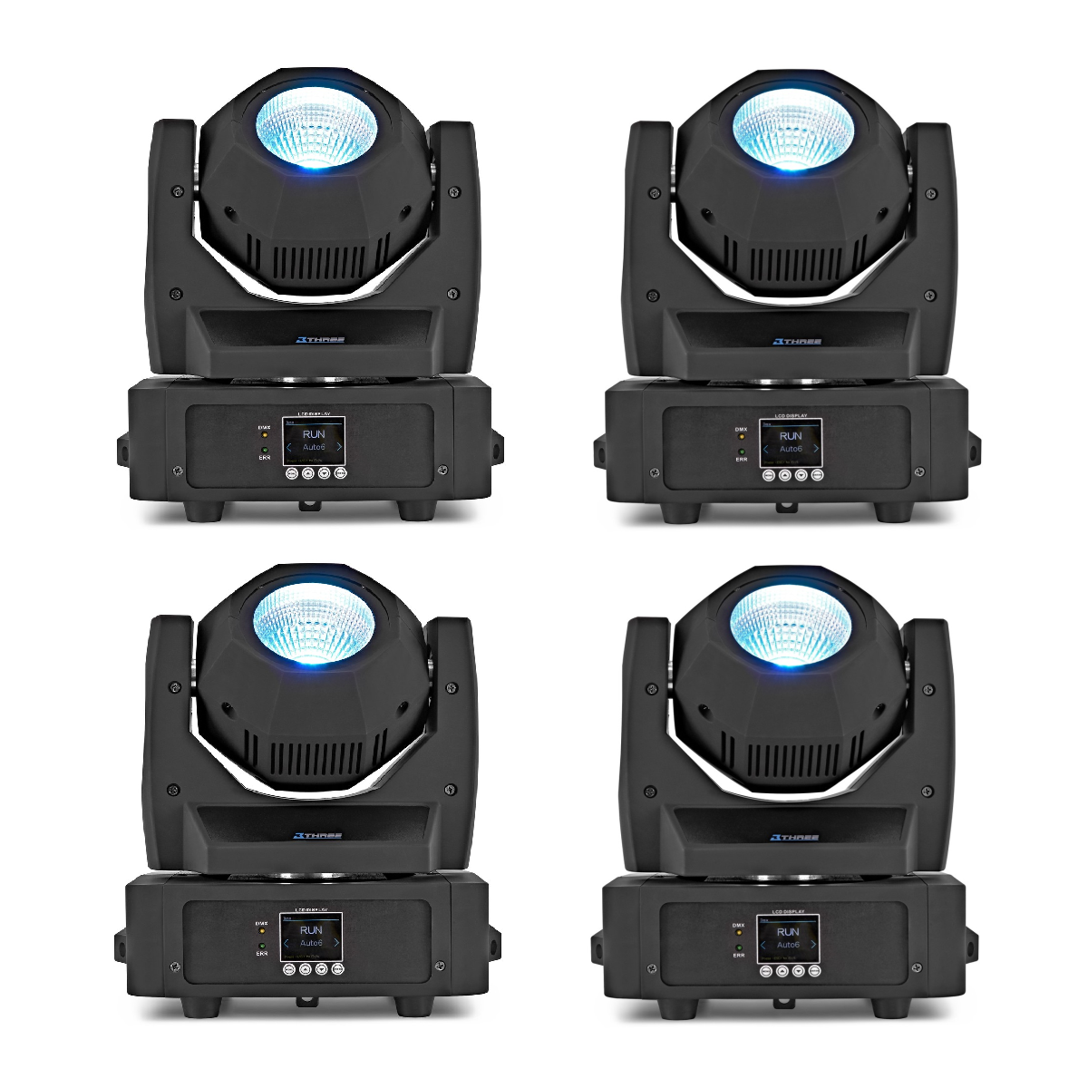 4x Luxibel B THREE LED Moving Head